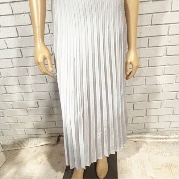 J.Crew Gwyneth Pleated Slip Skirt • Satin Midi • Size XL• NWT • Swishy & Elegant - Picture 9 of 13